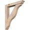 Ekena Millwork Funston Traditional Smooth Bracket w/ Offset Brace, Douglas Fir, 5 1/2"W x 32"D x 36"H BKT0604X32X36FST01SDF - alternate 1